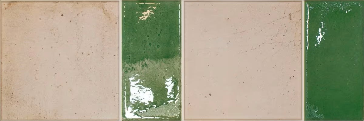 Carrelage Sol et mur Portofino Arena Emerald 15x45 cm de Realonda