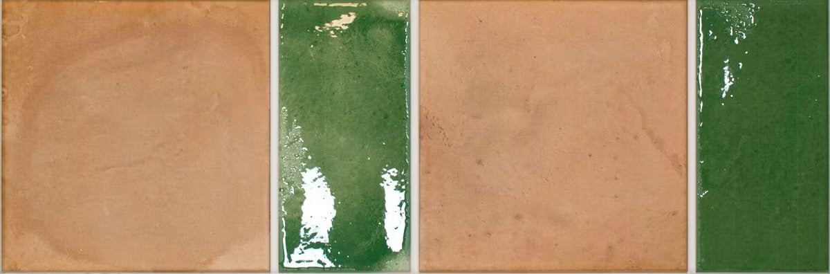 Carrelage Sol et mur Portofino Terra Emerald 15x45 cm de Realonda