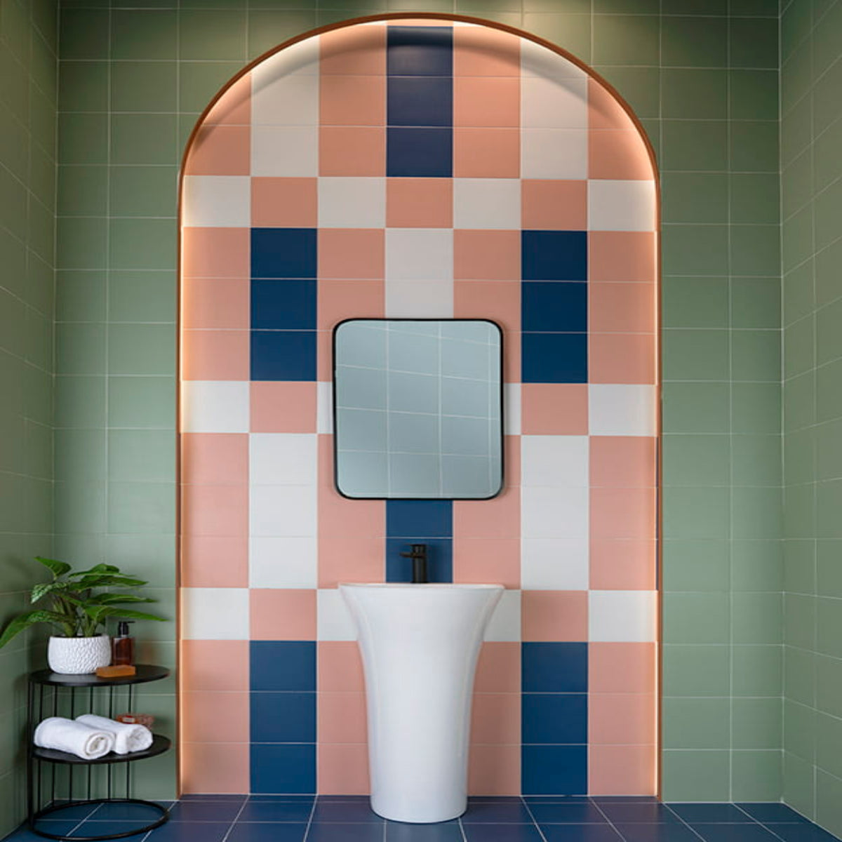 Carrelage Sol et Mur Technical Soft Makeup 20x20 cm de Mainzu