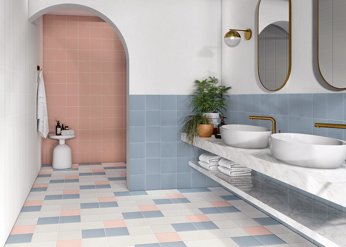 Carrelage Sol et Mur Technical Soft Makeup 20x20 cm de Mainzu