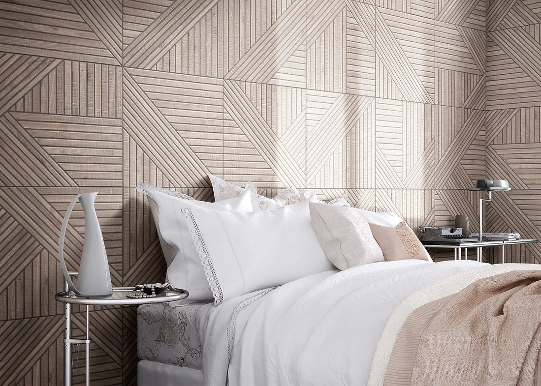 Carrelage Terrasse effet Bois Tangram Wood 44x44 cm de Realonda