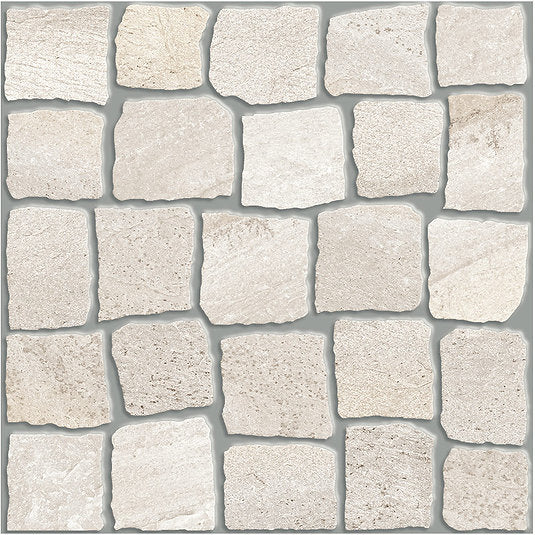 Carrelage Terrasse Effet Pierre Pave Nazare 33,5 x 33,5 cm