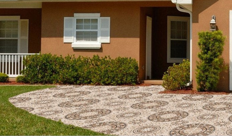 Carrelage Terrasse Motif Relief Almarda Mat 45x45 cm de Prissmacer