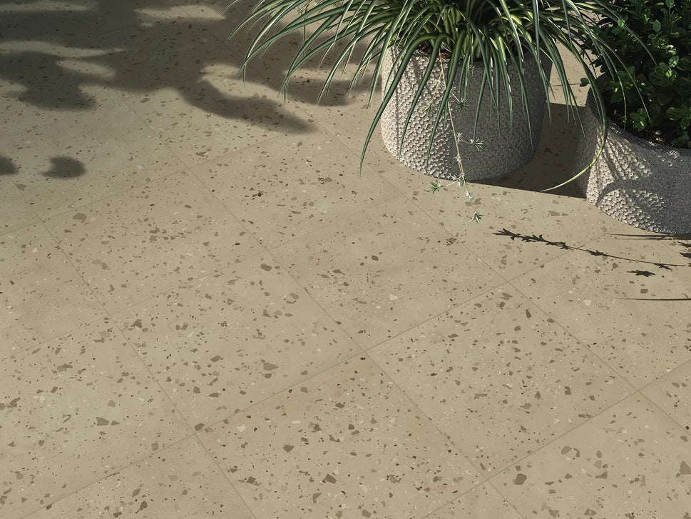 Carrelage Effet Terrazzo Carnival 32,9 x 32,9 cm de Realonda32.9x32.9 cm Boite 0.65 m² / Beige