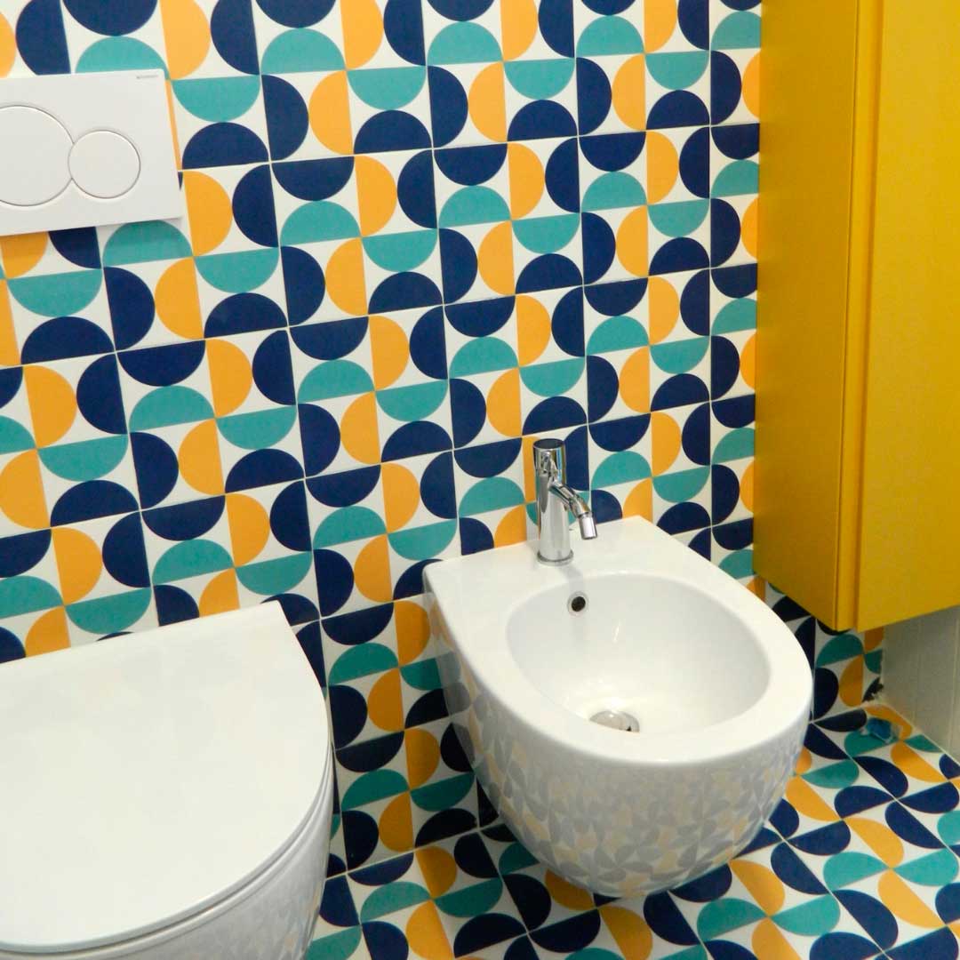 Carrelage Effet Carreau de Ciment Creta 20x20 cm de Dune