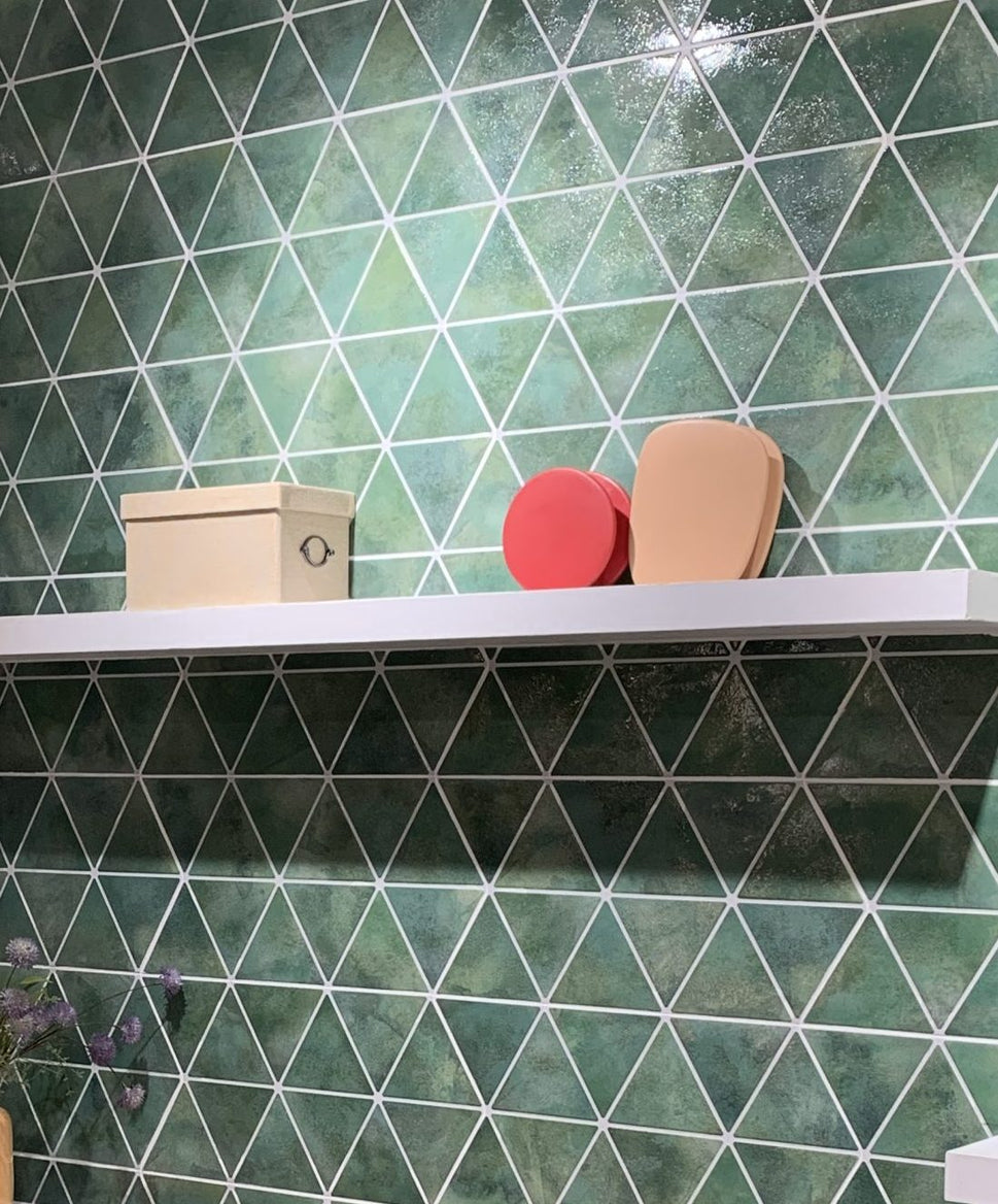 Carrelage Effet Zellige Triangle Craft Jungle 48.5x28 cm de Realonda