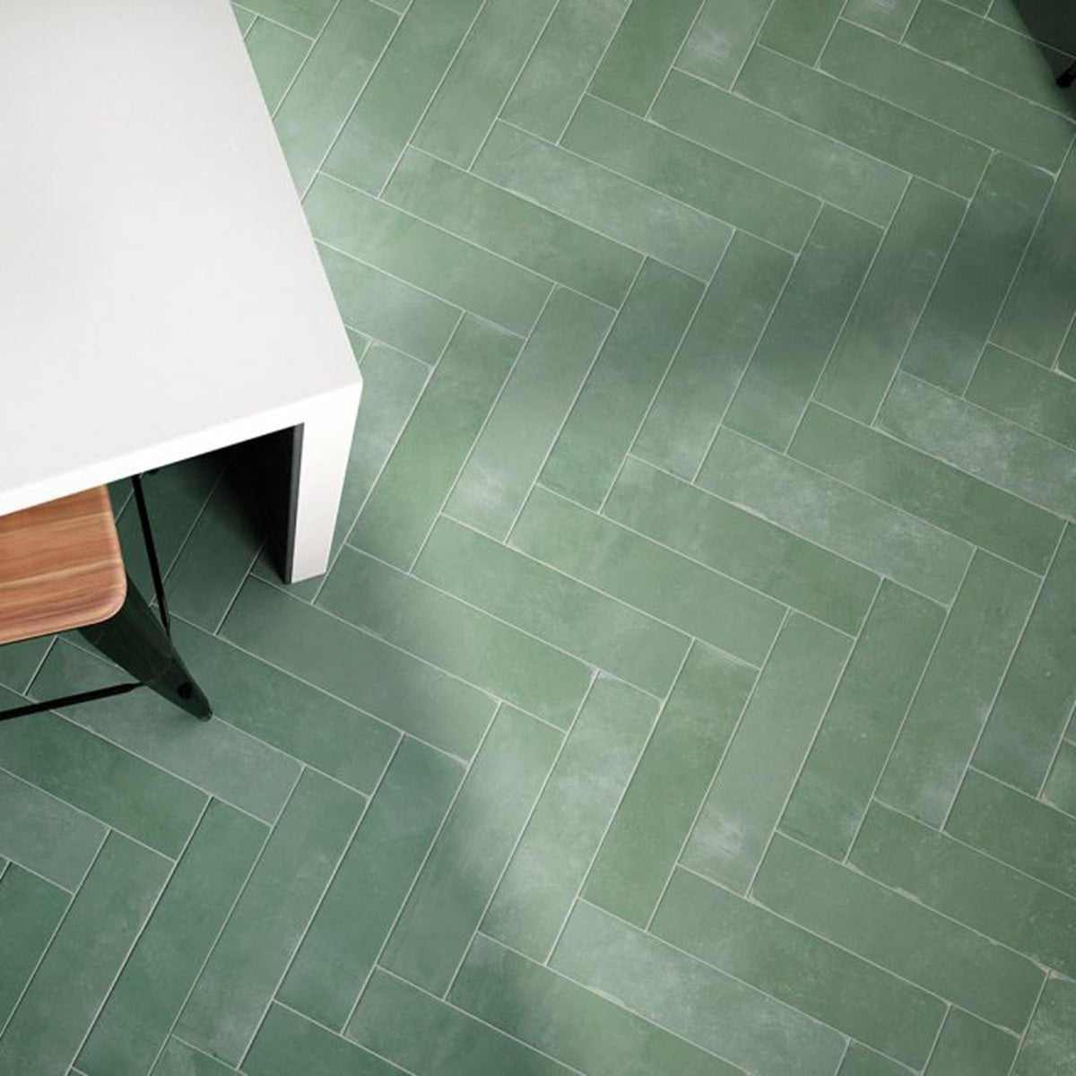 Carrelage sol et mur Natural Mint Mat 9,2x36,8 cm de Cevica