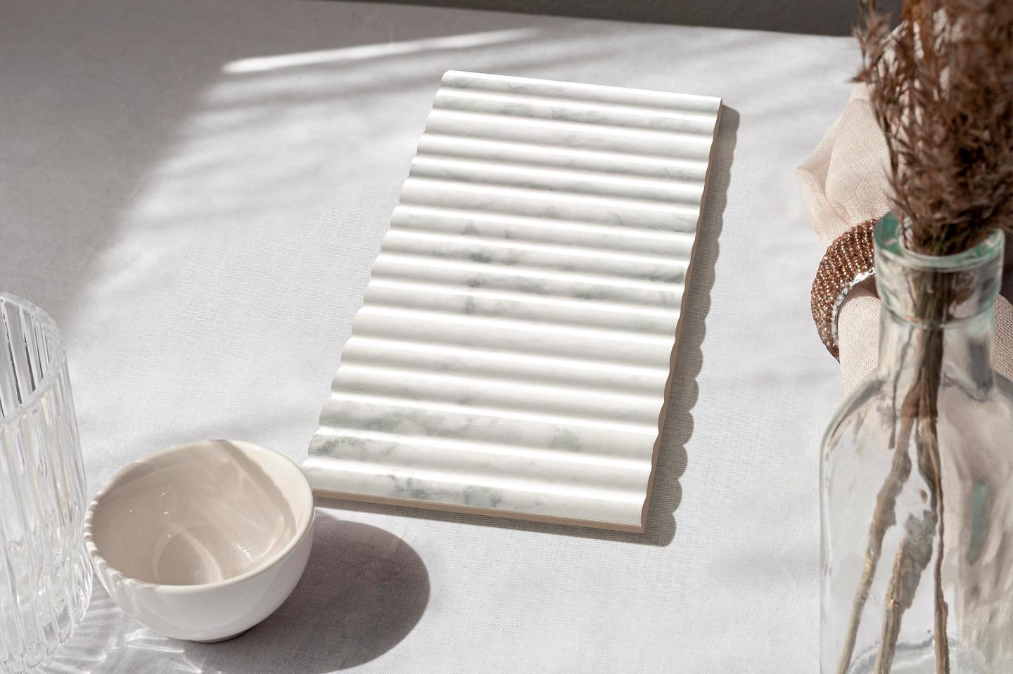 Carrelage Effet Zellige Wynn Marble 15x30 cm de Mainzu