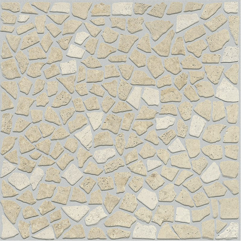 Carrelage Terrasse Effet Pierre Pave Chiado Beige 33,5 x 33,5 cm