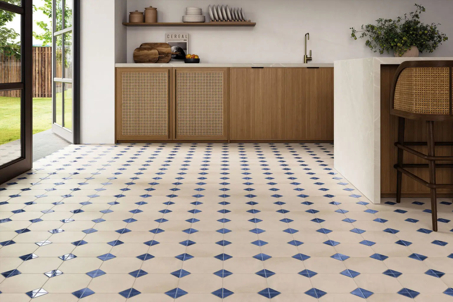 Carrelage Imitation Cabochon Dover 33x33 cm de Realonda