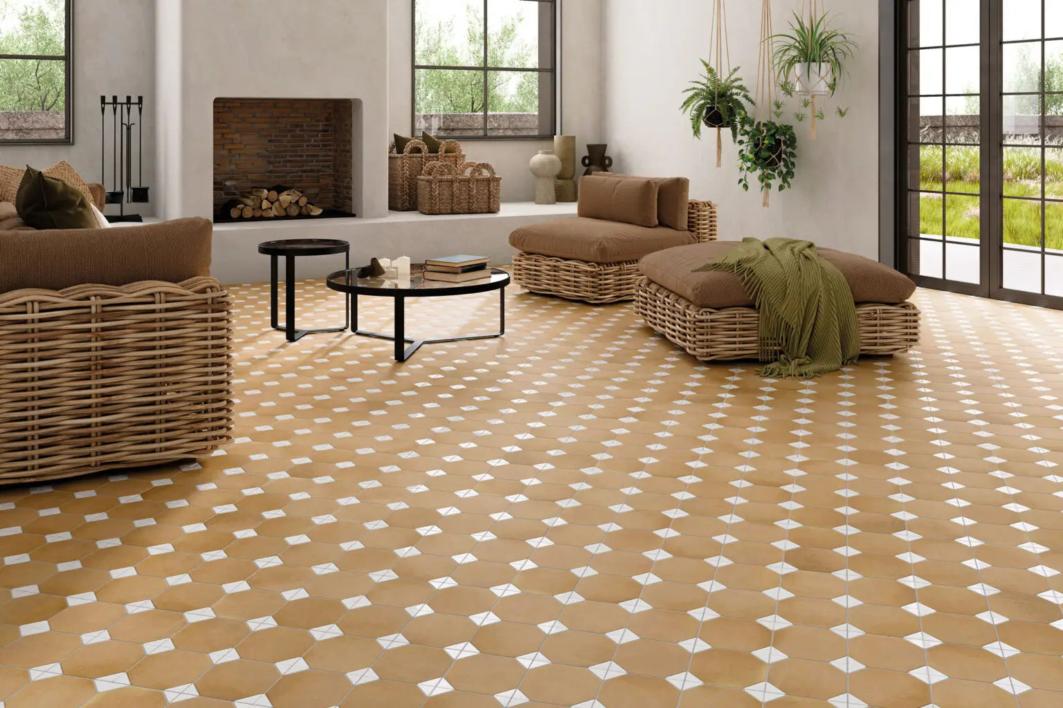 Carrelage Imitation Cabochon Dover 33x33 cm de Realonda