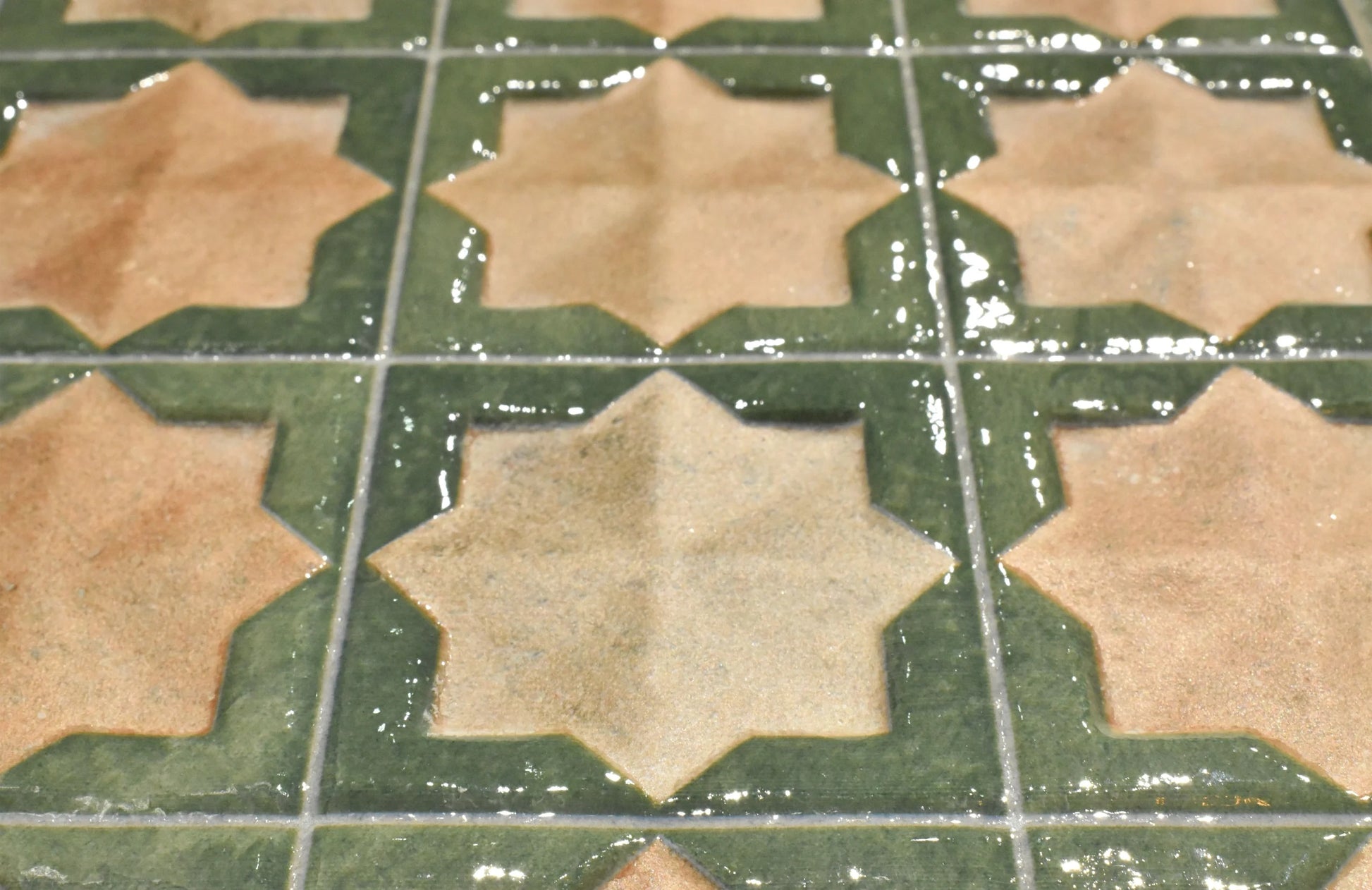 Carrelage Mural Decor Tetuan Cotto Emerald 31x56 cm de Realonda