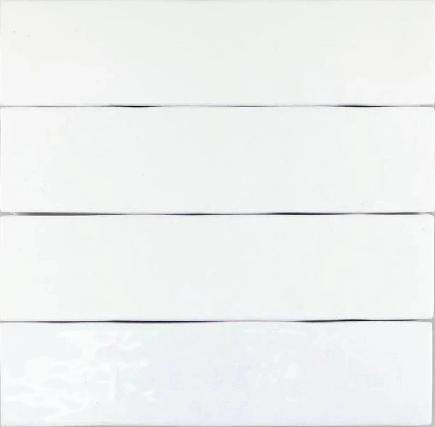 Faience Murale Zelij Blanco 5x20 cm de Cevica