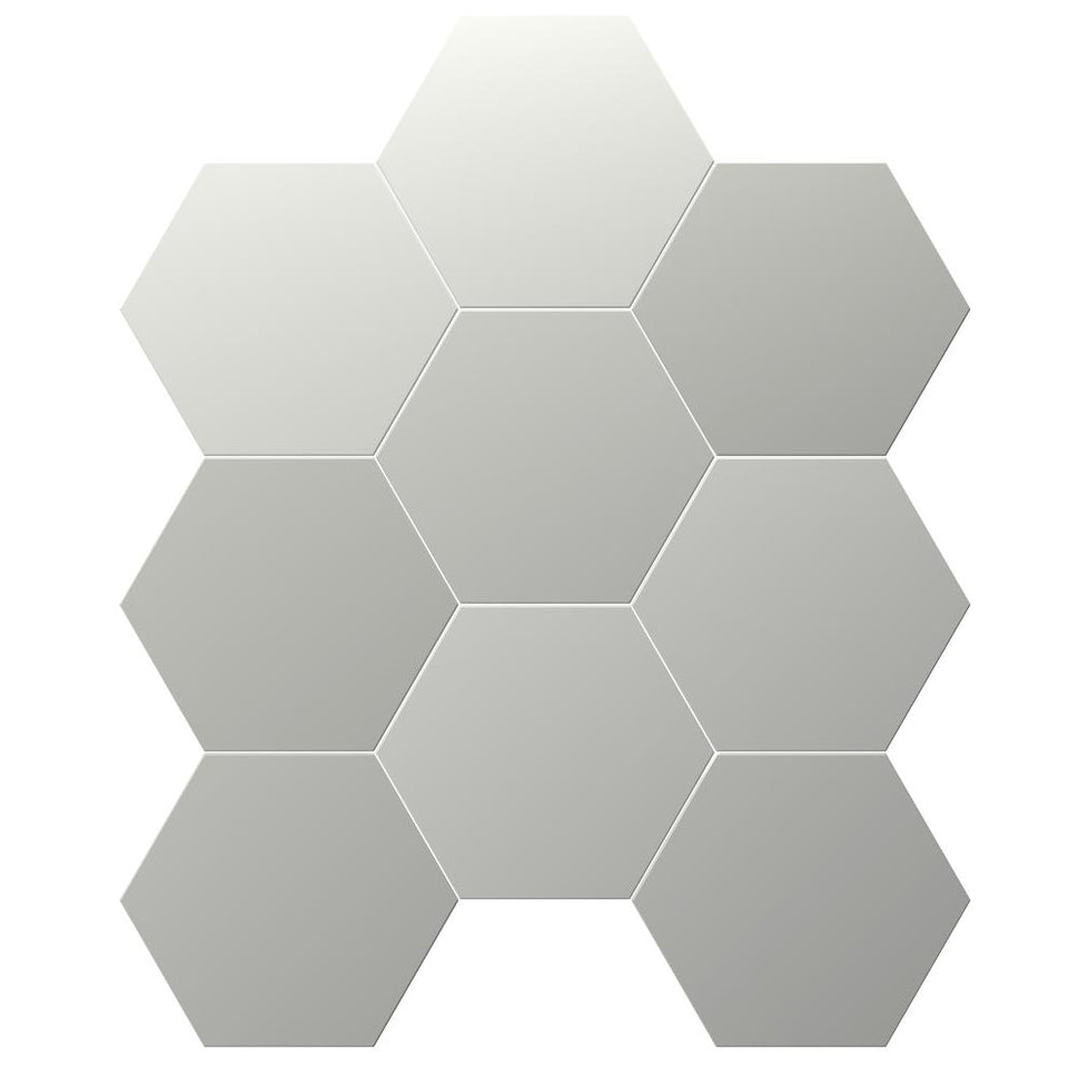 Echantillon Carrelage Hexagonal Chicago Exa 21,5x25 cmChicago Exa Ash