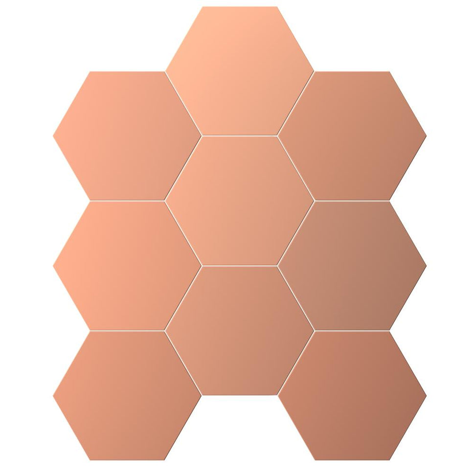 Echantillon Carrelage Hexagonal Chicago Exa 21,5x25 cmChicago Exa Ginger