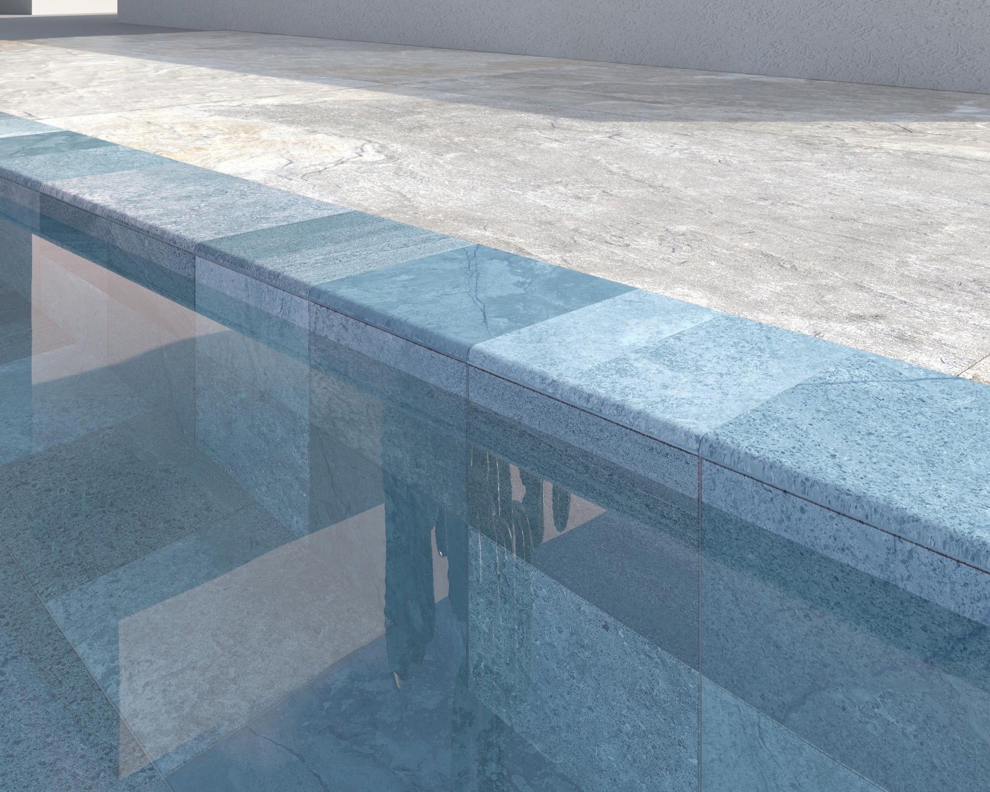 Carrelage Effet Pierre Bali Antiderapant 14,7x14,7 cm de Dune