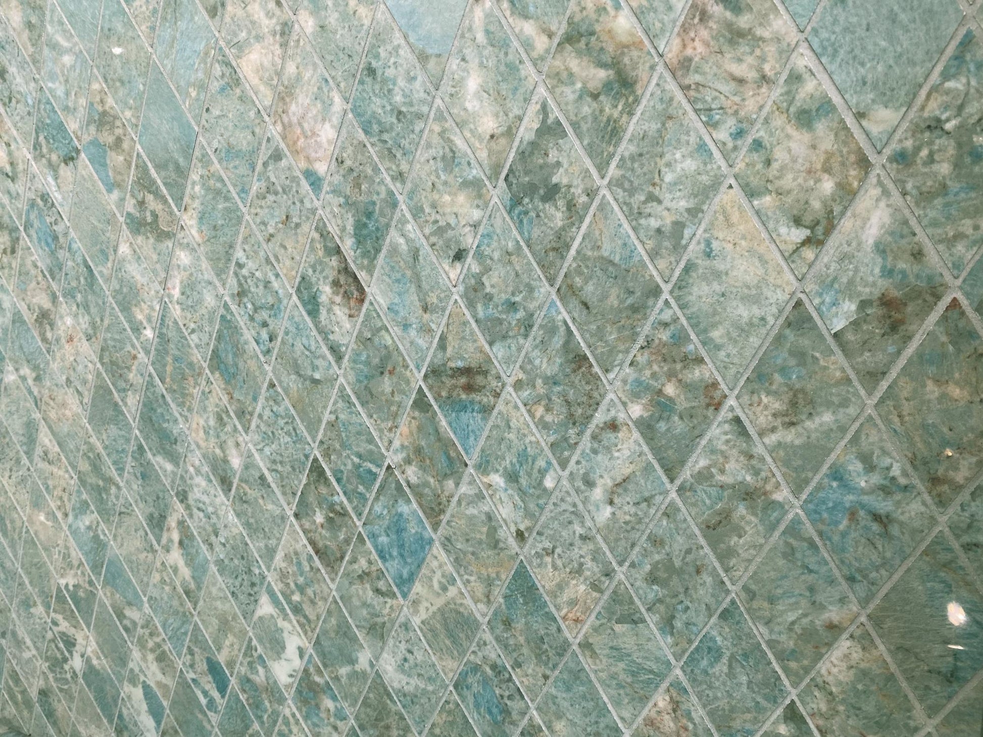 Carrelage Effet Marbre Amazonite Poli Brillant 60x120 cm de Dune