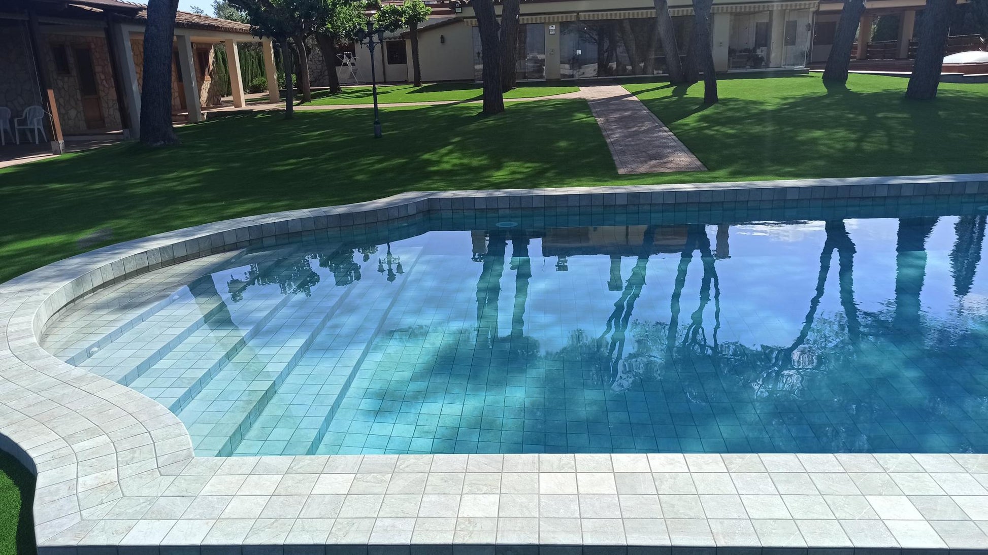 Carrelage Effet Pierre Bali Antiderapant 14,7x14,7 cm de Dune