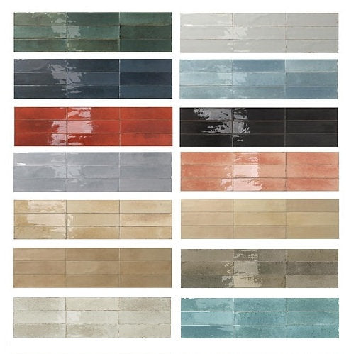 Echantillon Carrelage Effet Zellige Agadir 7x28 cm (8 coloris)