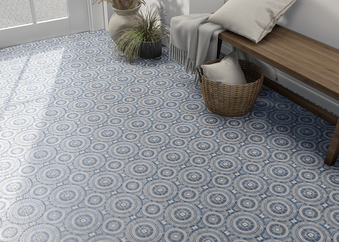 Carrelage Effet carreau de ciment Halo 20x20 cm de Mainzu