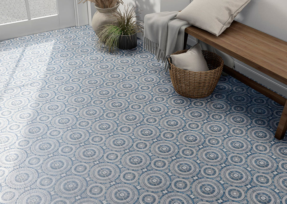 Carrelage Effet carreau de ciment Halo 20x20 cm de Mainzu