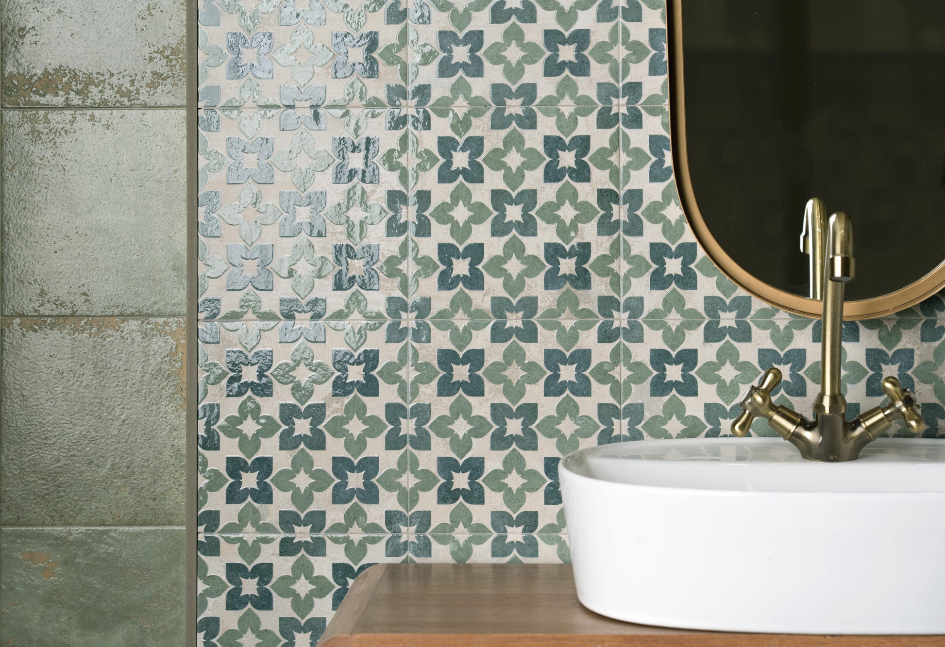 Carrelage Effet carreau de ciment Meraki 20x20 cm de Mainzu