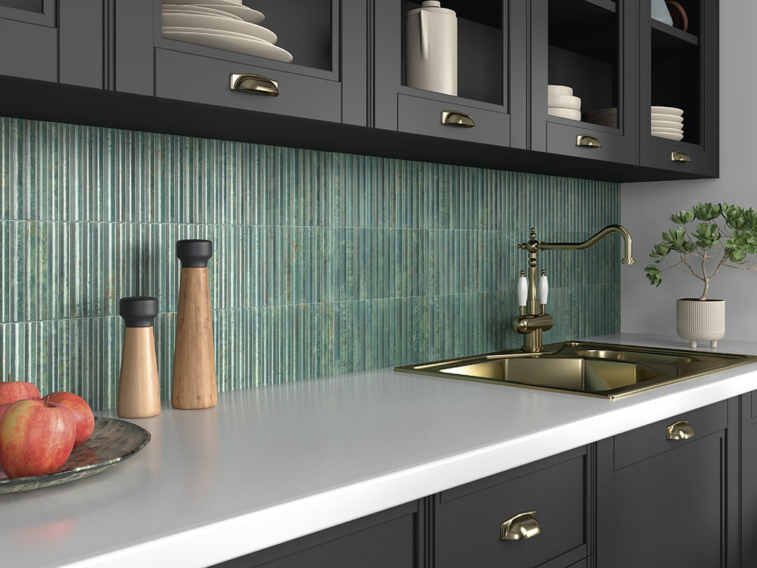 Carrelage Effet zellige Lugano 15x30 cm de Mainzu