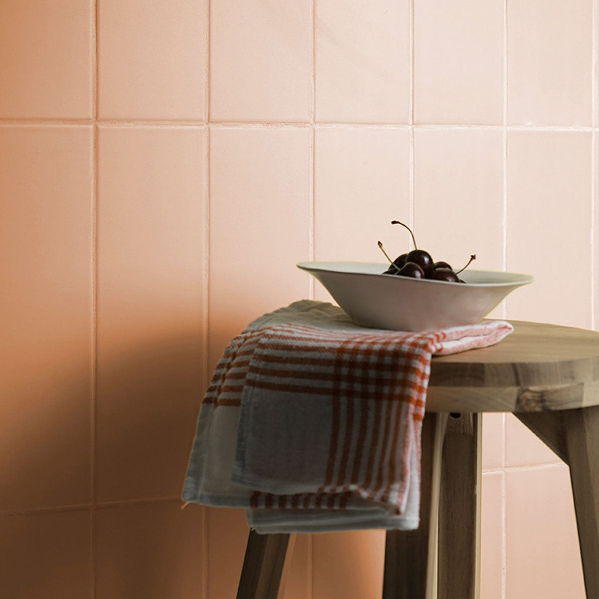 Faience murale Jungle Peach 10x30 cm de Mainzu