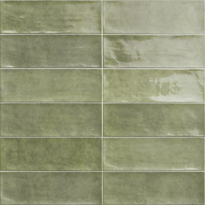 Carrelage Effet Zellige Cinque Terre Emerald 10x30 cm de Mainzu