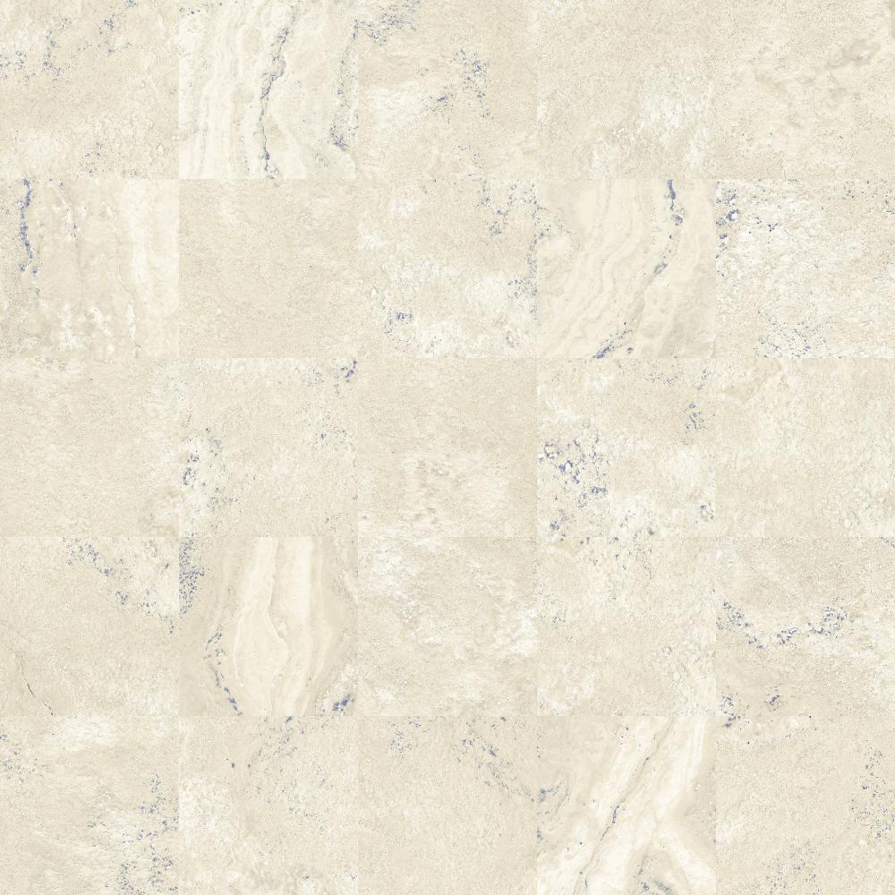 Echantillon Carrelage Effet Travertin Flora Lapis 14,7x14,7 cm