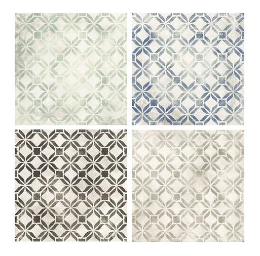 Echantillon Carrelage Effet carreaux de ciment Fresco (4 coloris)