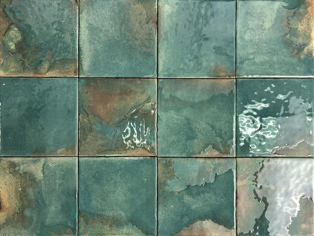 Carrelage Effet Zellige Granadella Esmeralda 11,5x11,5 cm de Dune