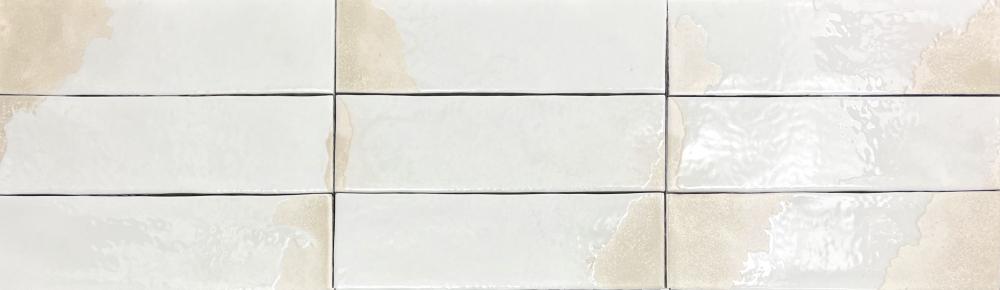 Carrelage Effet zellige Granadella Sal 6,4x22,3 cm de Dune