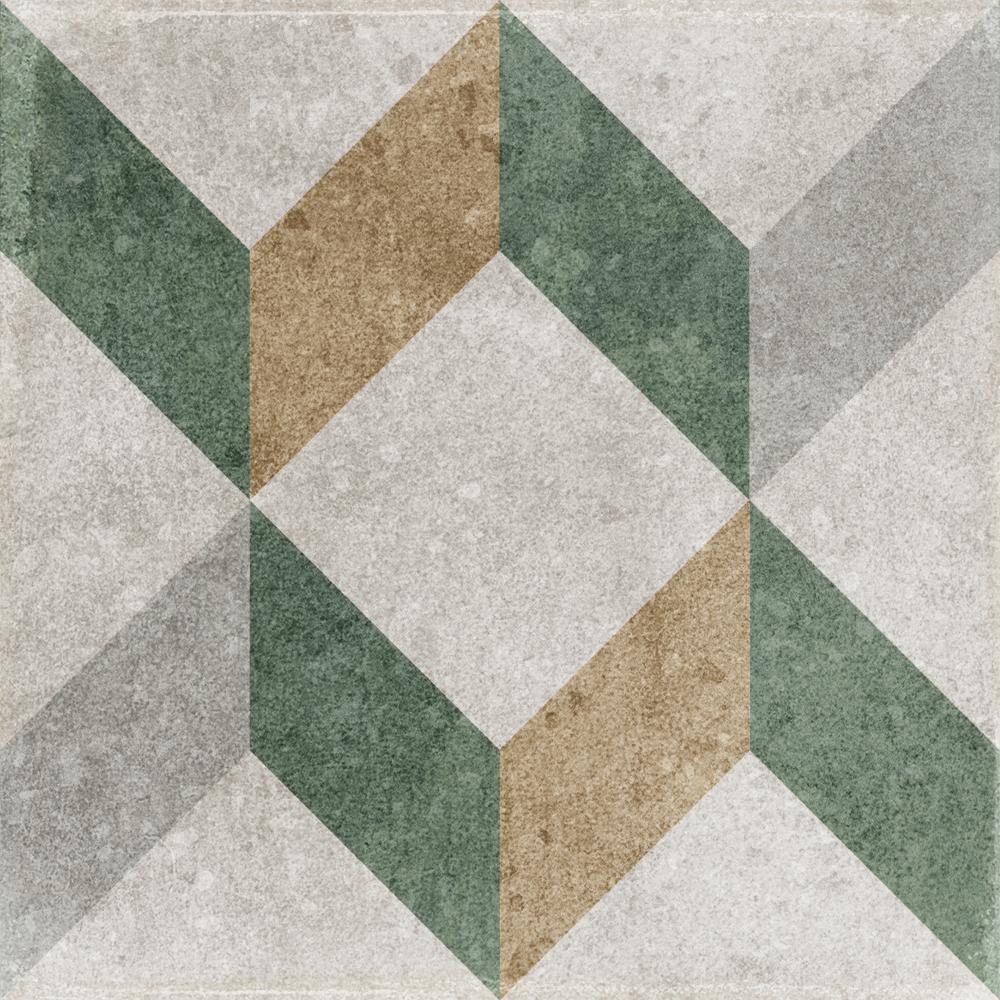 Carrelage Effet Carreau de Ciment Grazie 20x20 cm de Dune