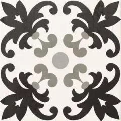 Carrelage Effet carreaux de ciment Hanoi 33x33 cm de RealondaBoite de 1 m² / Hanoi Grey