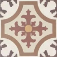 Carrelage Effet carreaux de ciment Hanoi 33x33 cm de RealondaBoite de 1 m² / Hanoi Salmon