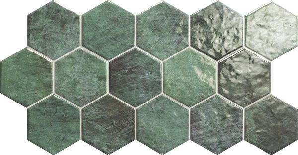 Carrelage Hexagonal Hex Zellige 26,5x51 cm de Realonda