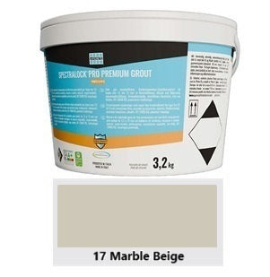 Joint époxy haute performance Spectralock Pro Premium Grout Marble Beige 17 de Laticrete