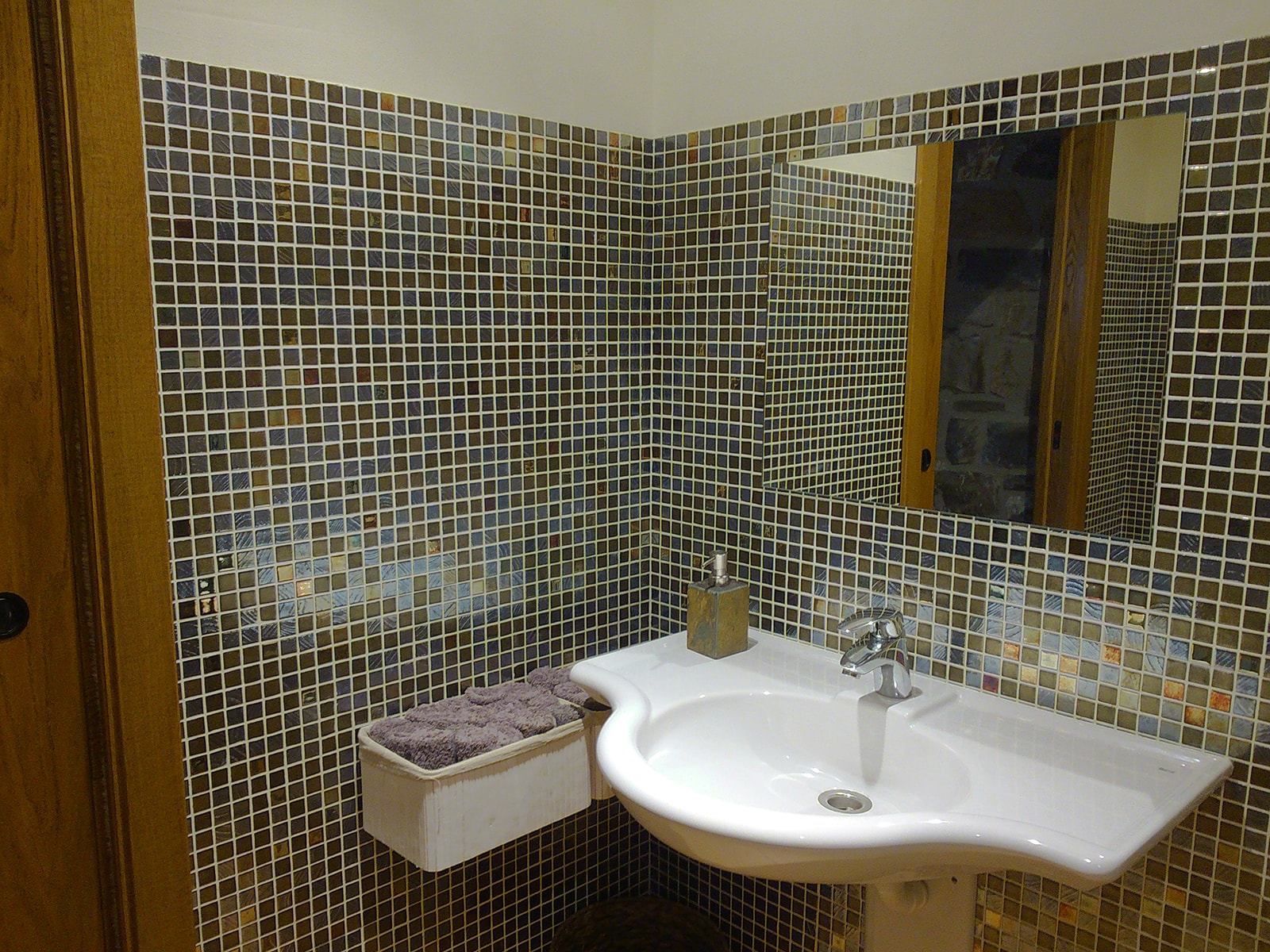 Mosaique Emaux de verre Cocktail Kir Royal 2,5x2,5 cm de Ezarri