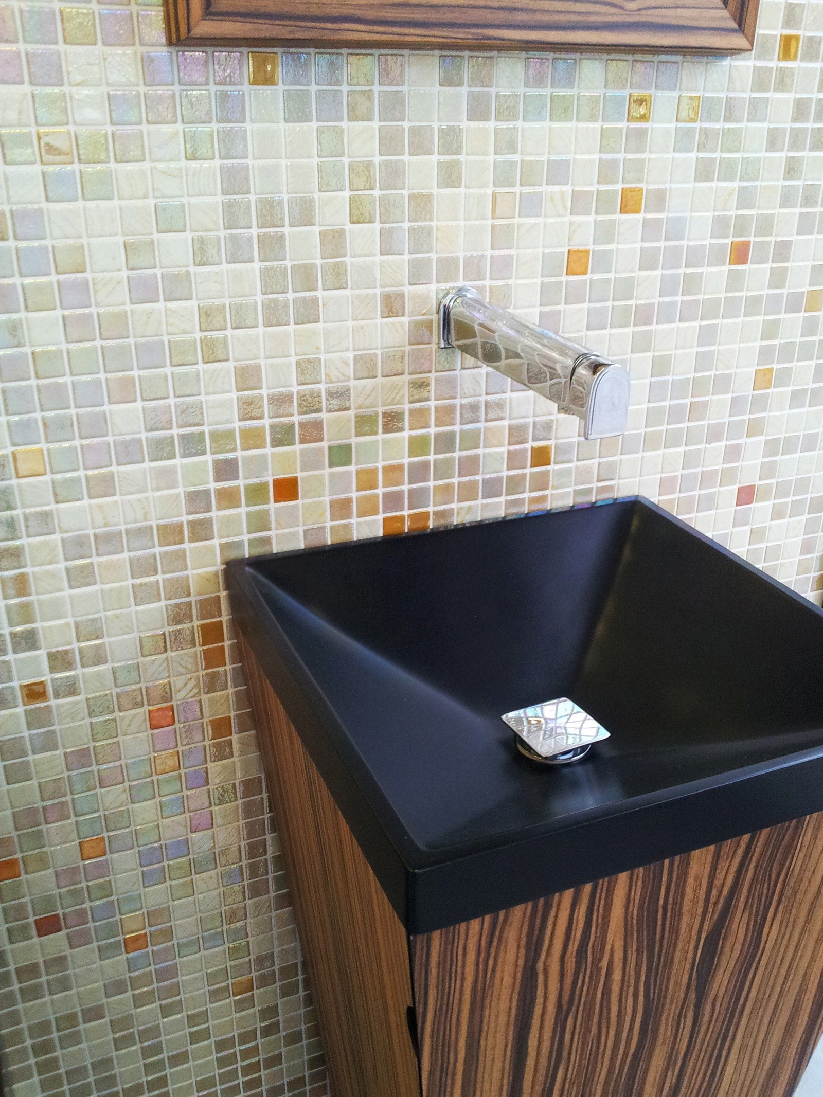 Mosaique Emaux de verre Cocktail Bellini 2,5x2,5 cm