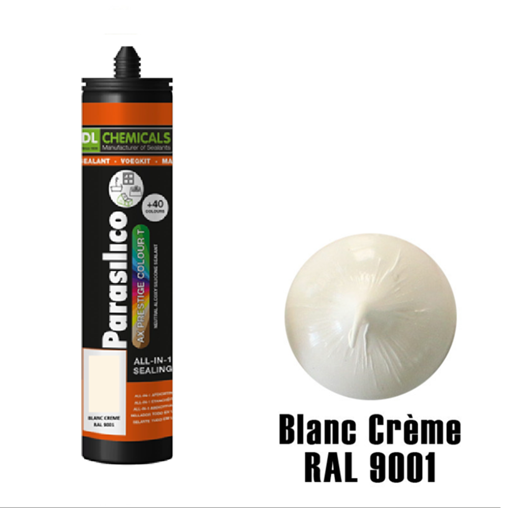 Silicone Parasilico Prestige Colour – Blanc Crème RAL 9001