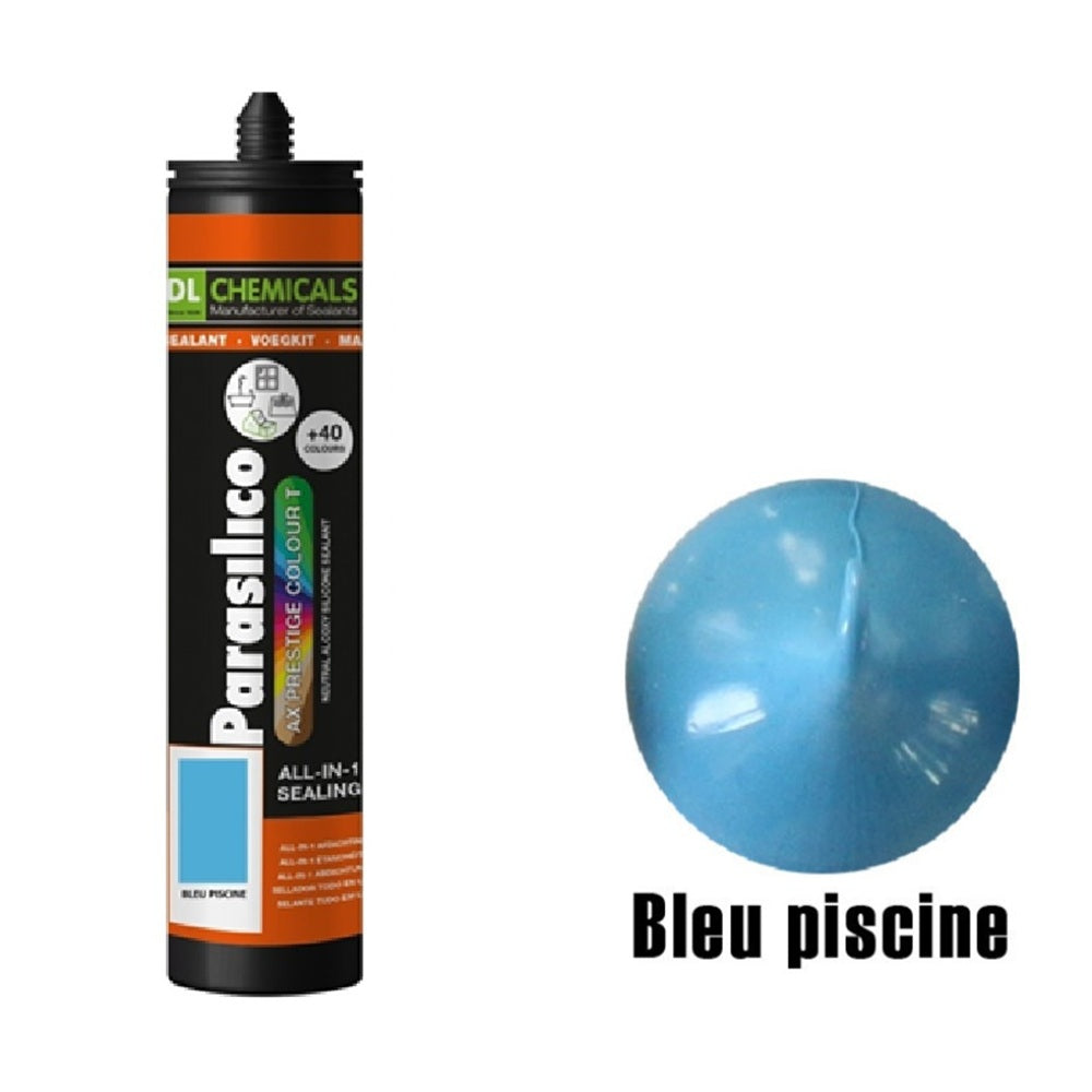 Silicone Parasilico Prestige Colour – Bleu Piscine