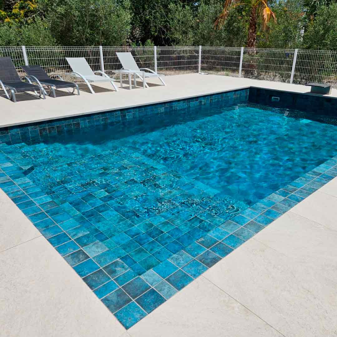 Carrelage Terrasse et Piscine Tahiti 14,7x14,7 cm de Dune