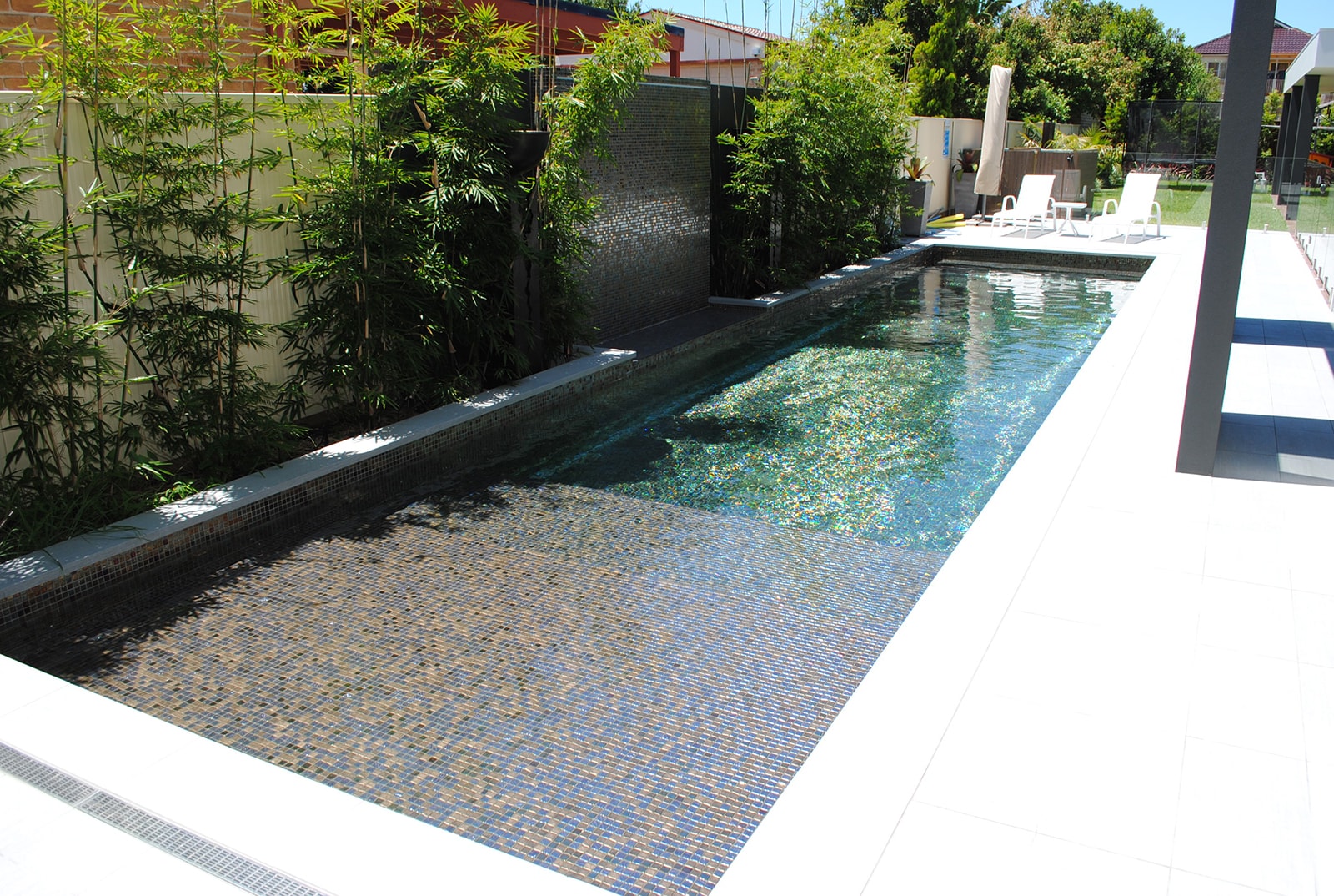 Mosaique Emaux de verre Cocktail Kir Royal 2,5x2,5 cm