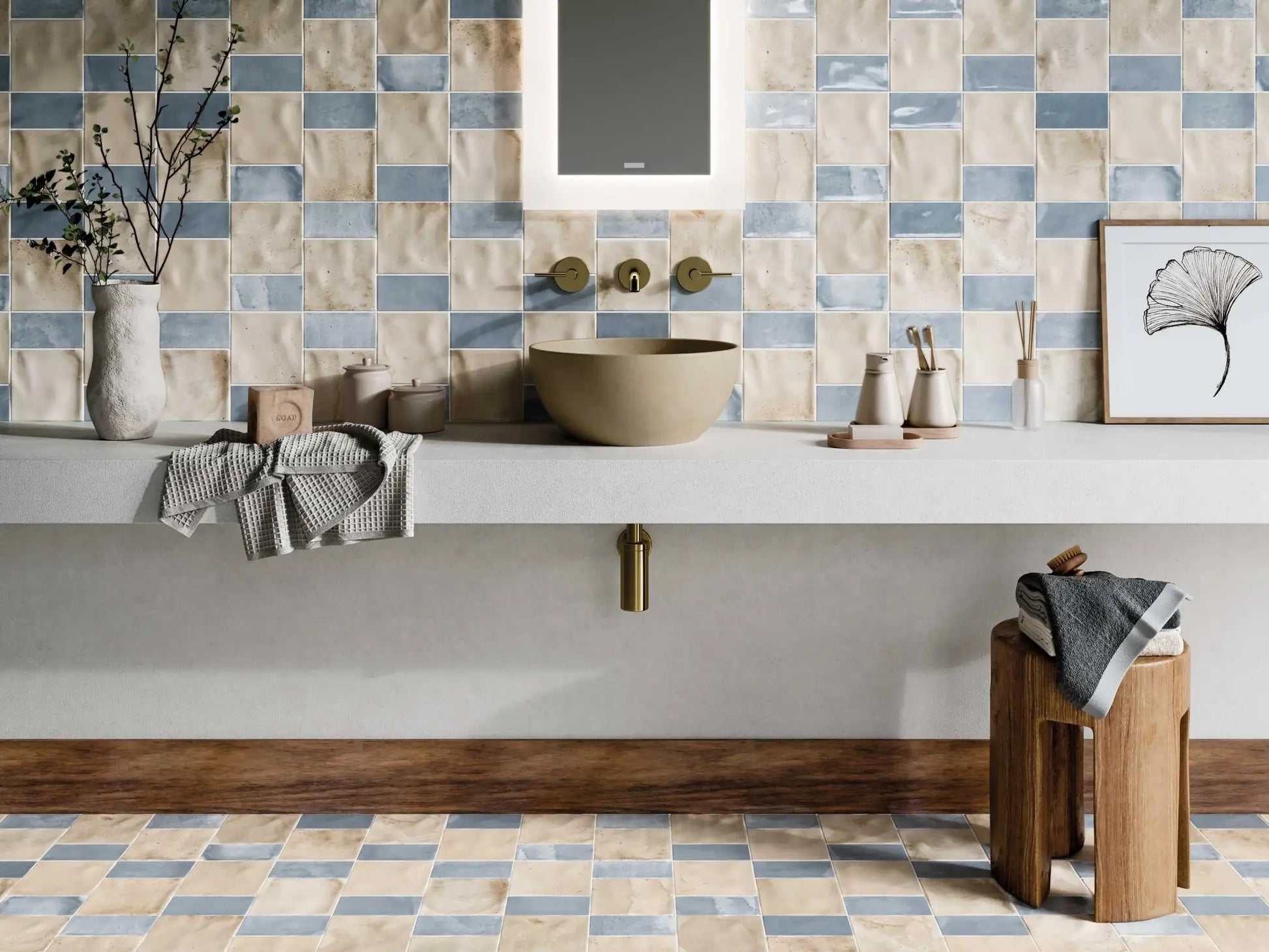 Carrelage Sol et mur Portofino 15x45 cm de Realonda