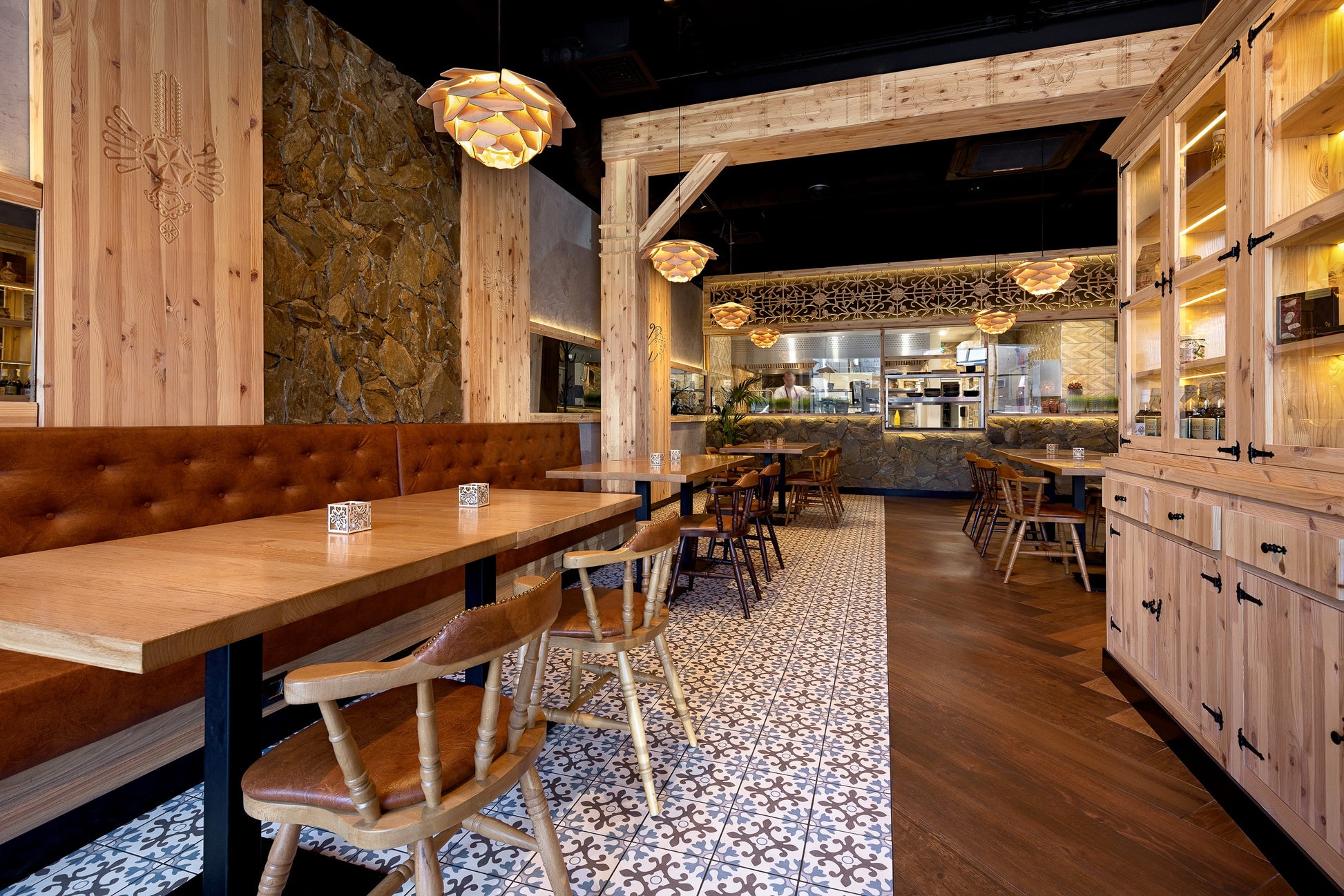 Carrelage Effet Carreau de Ciment Porto 20x20 cm de Dune