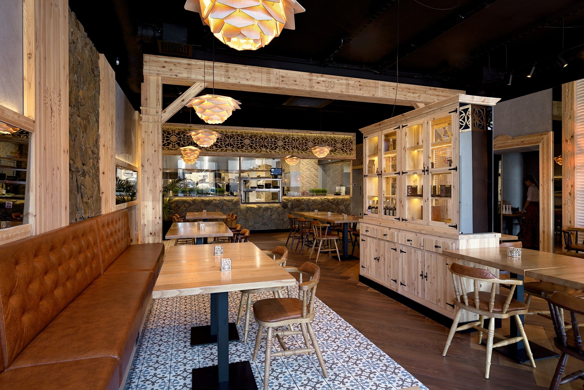 Carrelage Effet Carreau de Ciment Porto 20x20 cm de Dune