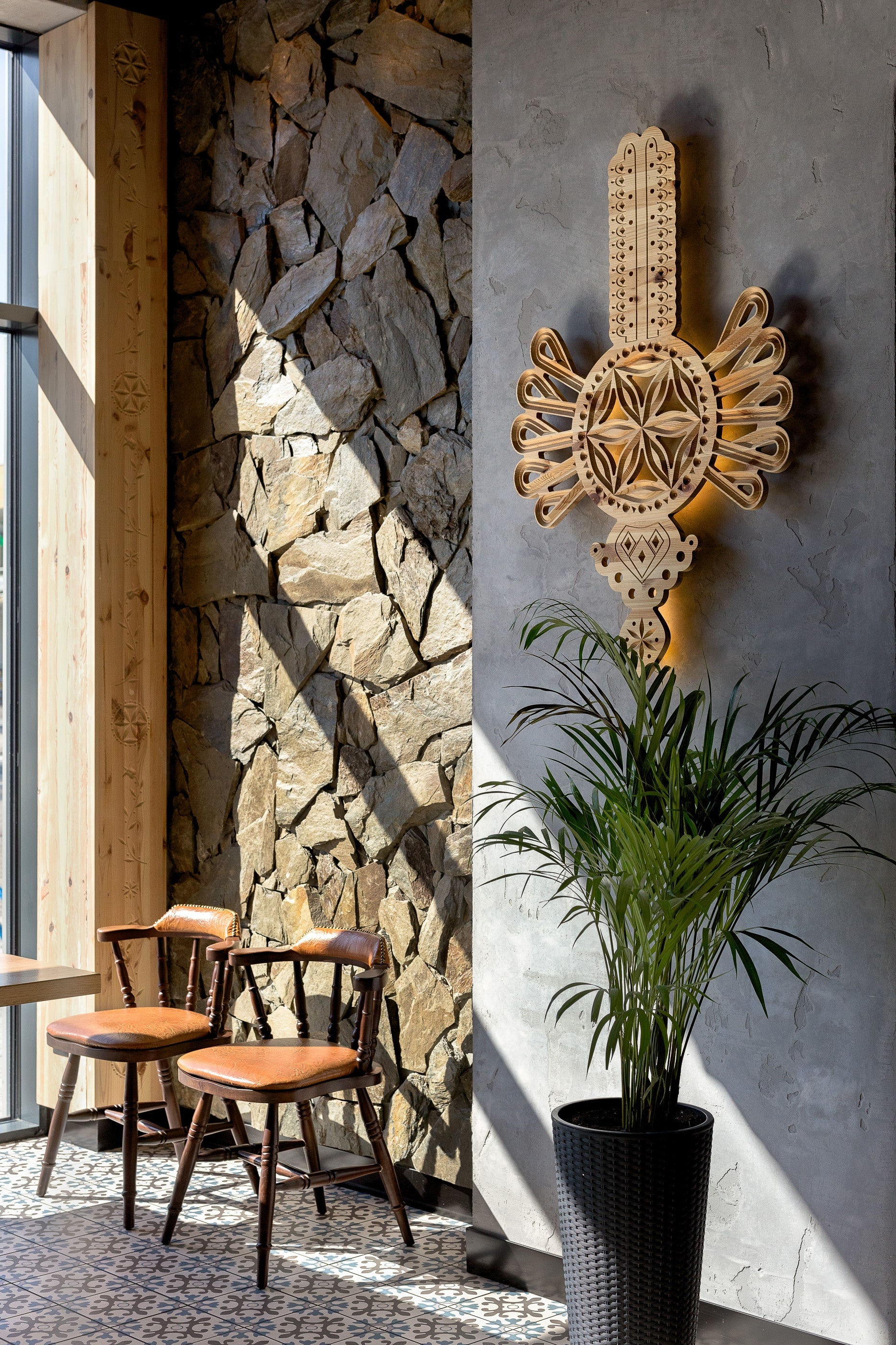 Carrelage Effet Carreau de Ciment Porto 20x20 cm de Dune