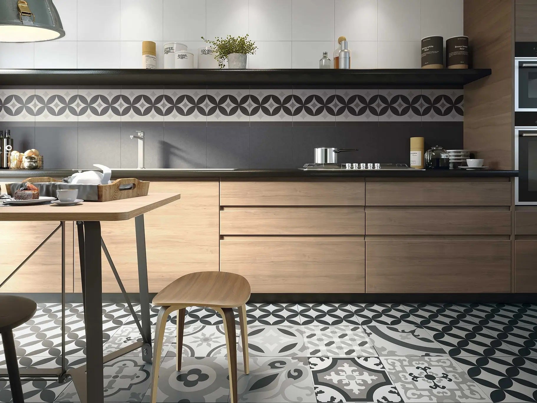 Carrelage Effet carreaux de ciment Hanoi 33x33 cm de Realonda