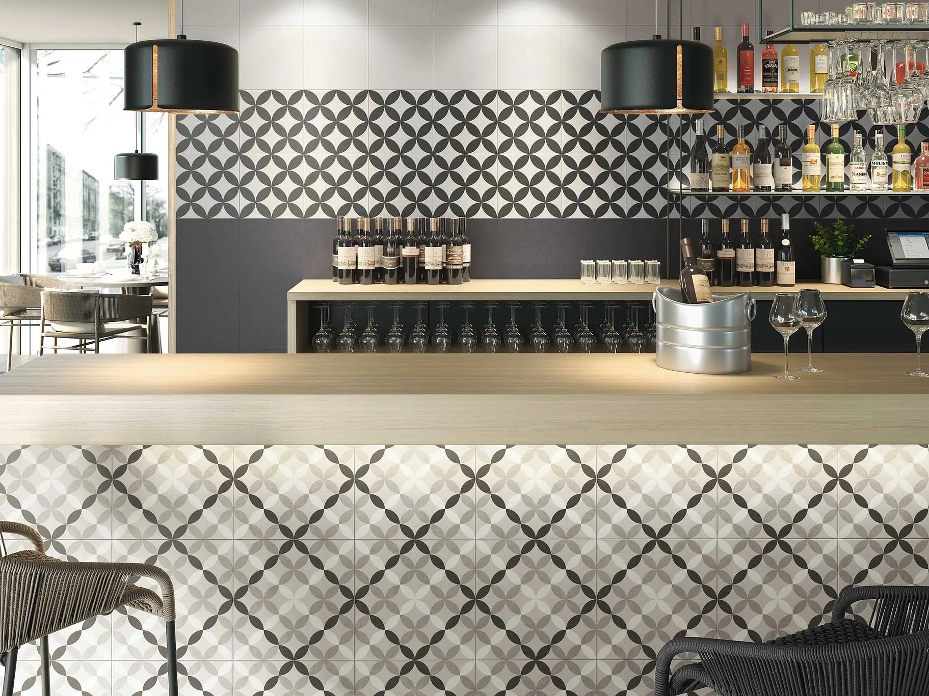 Carrelage Effet carreaux de ciment Hanoi 33x33 cm de Realonda